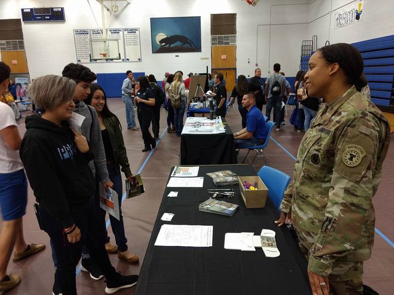 Seniors Attend College Fair in Ft. Stockton, Tx.